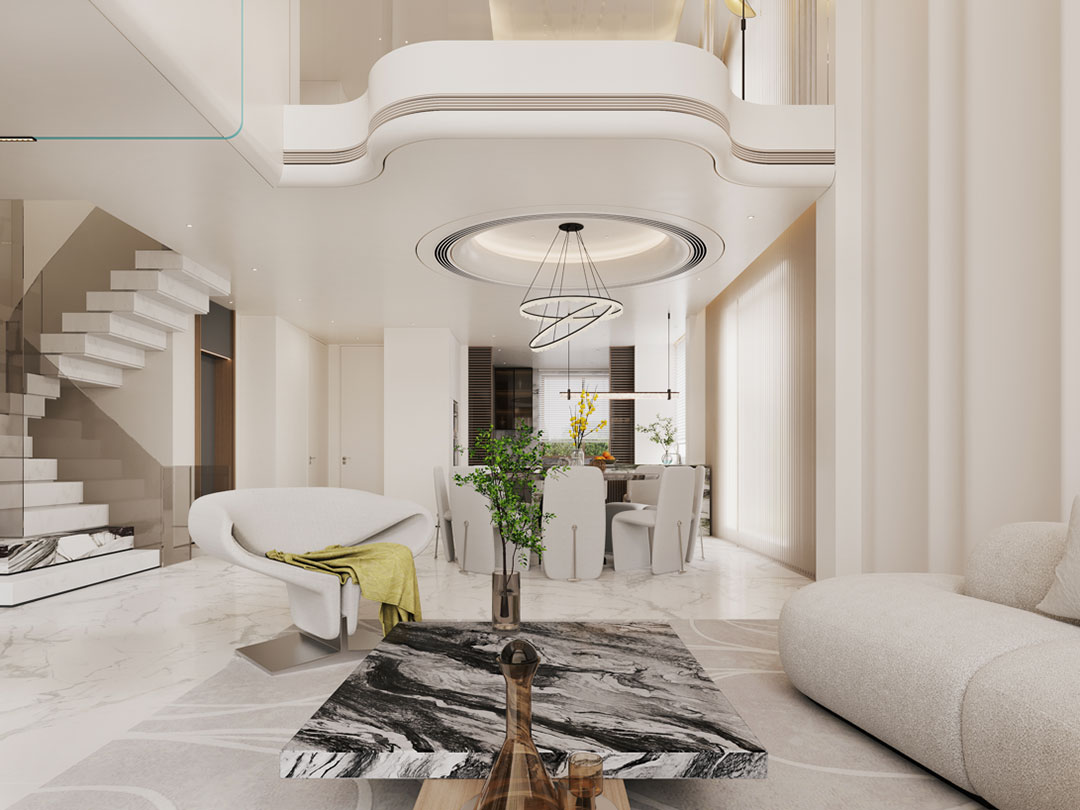 空间意境：极简底色下的“温润奢华与光影诗