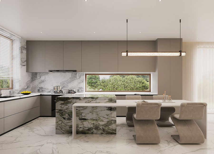 空间意境：极简底色下的“温润奢华与光影诗