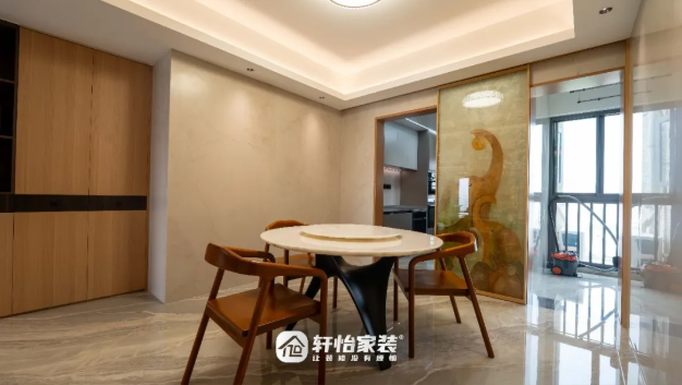 引光入室+灵动动线，重塑空间格局！轩怡家装180㎡现代风格新作满分落地