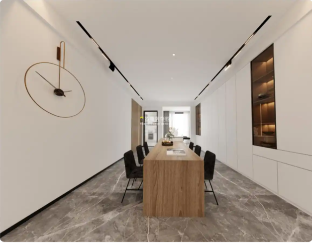 现代简约，精简生活，佛山海山一号装修案例效果图