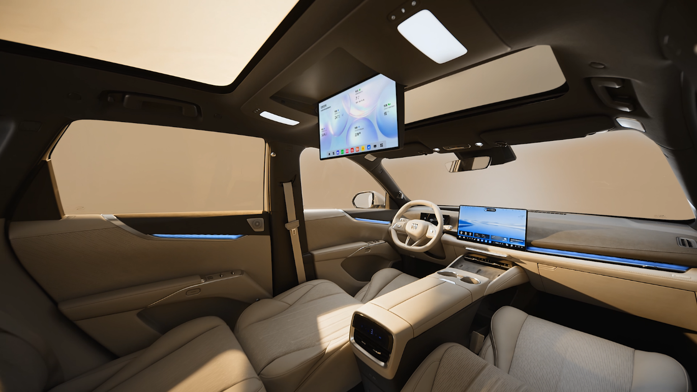 别克至境E7发布内饰及座舱信息 将于一季度正式亮相