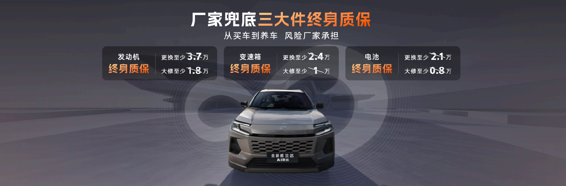 搭载丰田域控架构 全新换代威兰达AIR版上市