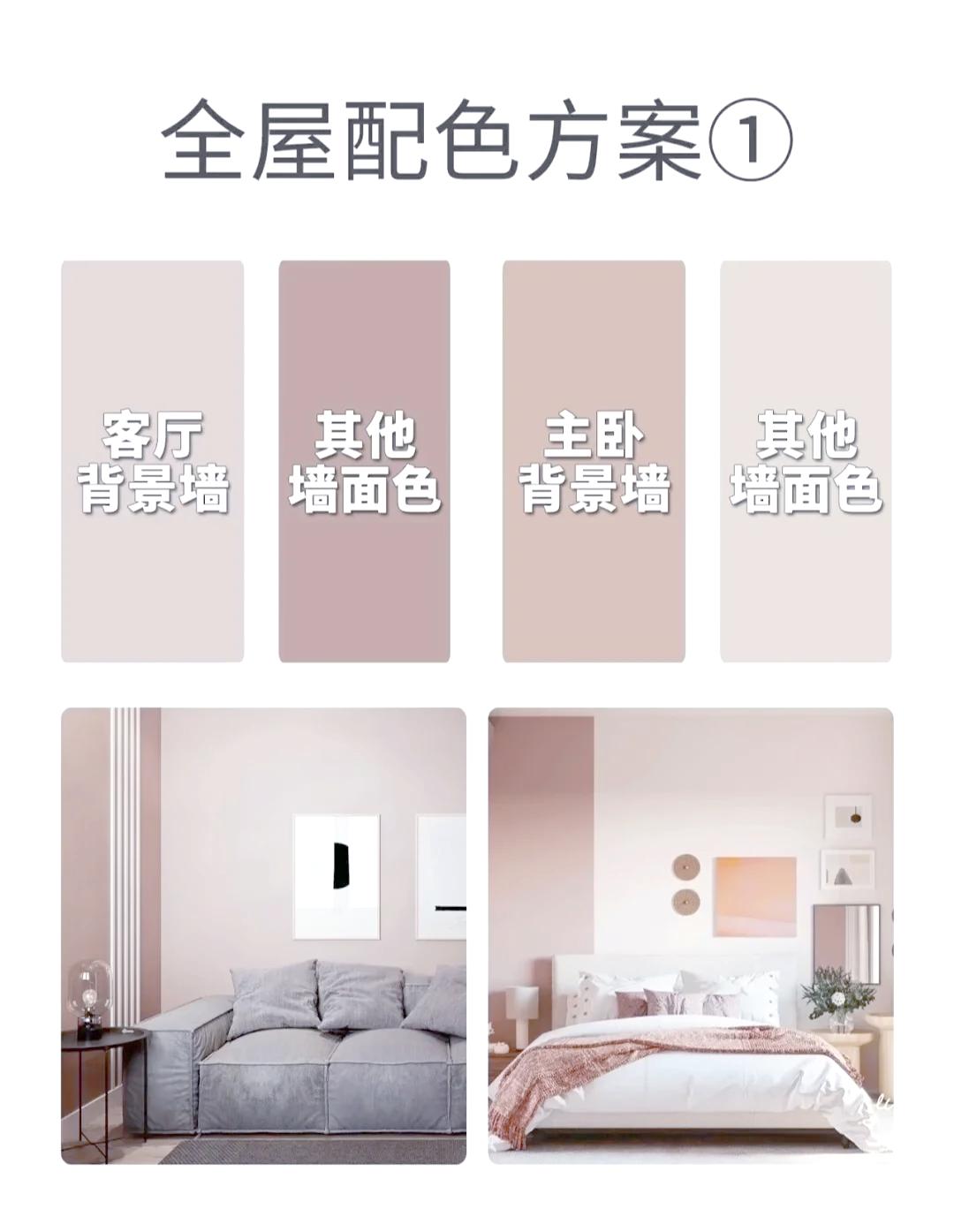 6种乳胶漆背景墙设计，提升家居美感 